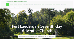 Desktop Screenshot of fortlauderdale22.adventistchurchconnect.org