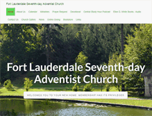 Tablet Screenshot of fortlauderdale22.adventistchurchconnect.org