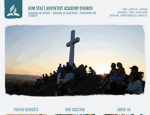 Tablet Screenshot of gemstateacademy22.adventistchurchconnect.org