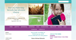 Desktop Screenshot of newjoyfellowship22.adventistchurchconnect.org