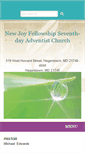 Mobile Screenshot of newjoyfellowship22.adventistchurchconnect.org