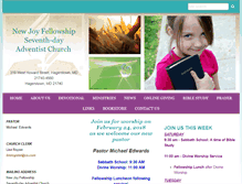 Tablet Screenshot of newjoyfellowship22.adventistchurchconnect.org