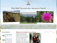 Tablet Screenshot of pinebluff22.adventistchurchconnect.org