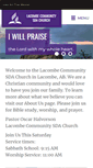 Mobile Screenshot of lacombecommunity22.adventistchurchconnect.org
