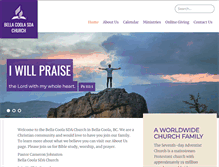 Tablet Screenshot of bellacoola22.adventistchurchconnect.org