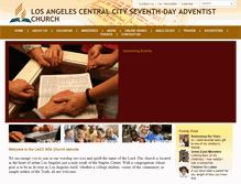 Tablet Screenshot of losangelescentralcity22.adventistchurchconnect.org