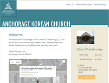 Tablet Screenshot of anchoragekorean22.adventistchurchconnect.org