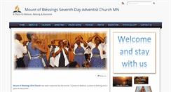 Desktop Screenshot of mtofblessings22.adventistchurchconnect.org