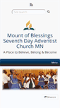 Mobile Screenshot of mtofblessings22.adventistchurchconnect.org