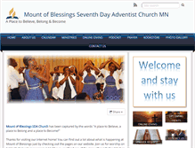 Tablet Screenshot of mtofblessings22.adventistchurchconnect.org