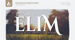 Desktop Screenshot of elim23.adventistchurchconnect.org