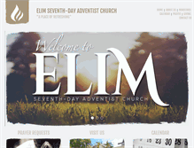 Tablet Screenshot of elim23.adventistchurchconnect.org