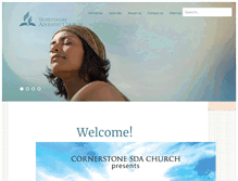 Tablet Screenshot of cornerstone22.adventistchurchconnect.org