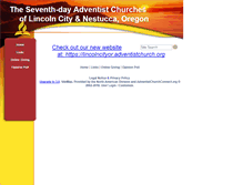 Tablet Screenshot of lincolncity22.adventistchurchconnect.org