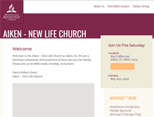 Tablet Screenshot of aikennewlife22.adventistchurchconnect.org