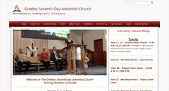 Desktop Screenshot of greeleyenglish22.adventistchurchconnect.org