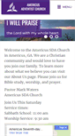 Mobile Screenshot of americus22.adventistchurchconnect.org