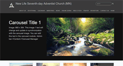 Desktop Screenshot of newlife36.adventistchurchconnect.org