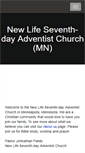 Mobile Screenshot of newlife36.adventistchurchconnect.org