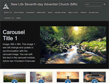 Tablet Screenshot of newlife36.adventistchurchconnect.org