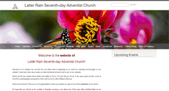 Desktop Screenshot of latterrain22.adventistchurchconnect.org
