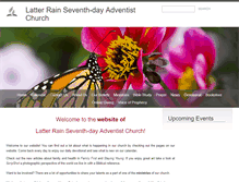 Tablet Screenshot of latterrain22.adventistchurchconnect.org