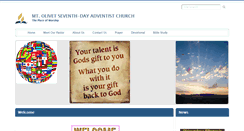 Desktop Screenshot of mountolivet24.adventistchurchconnect.org