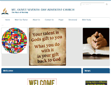 Tablet Screenshot of mountolivet24.adventistchurchconnect.org