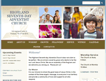 Tablet Screenshot of highland22.adventistchurchconnect.org
