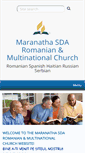 Mobile Screenshot of maranatharomanian22.adventistchurchconnect.org