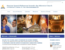 Tablet Screenshot of houstonspanishrobertson22.adventistchurchconnect.org