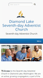 Mobile Screenshot of diamondlakeadventist22.adventistchurchconnect.org