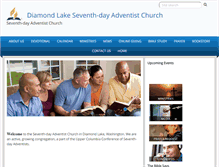 Tablet Screenshot of diamondlakeadventist22.adventistchurchconnect.org
