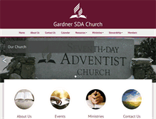 Tablet Screenshot of gardner22.adventistchurchconnect.org