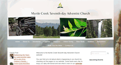 Desktop Screenshot of myrtlecreek22.adventistchurchconnect.org