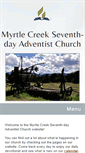 Mobile Screenshot of myrtlecreek22.adventistchurchconnect.org