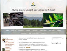Tablet Screenshot of myrtlecreek22.adventistchurchconnect.org