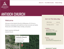 Tablet Screenshot of antioch23.adventistchurchconnect.org