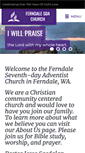 Mobile Screenshot of ferndale22.adventistchurchconnect.org